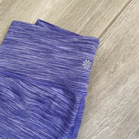 Athlete Blue/Purpleish/White Heathered Leggings Size Small Like New! - Picture 11 of 13
